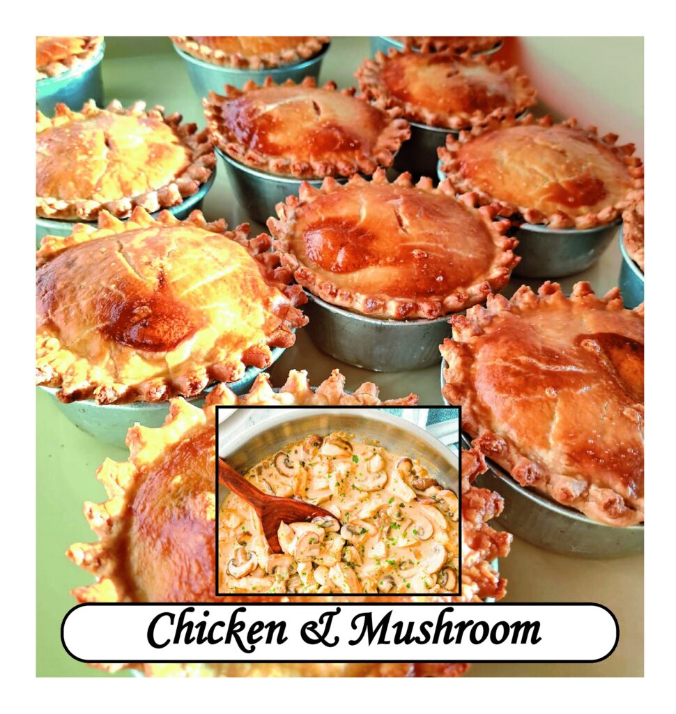 Chicken & Mushroom Pie - Ann's Frozen Food