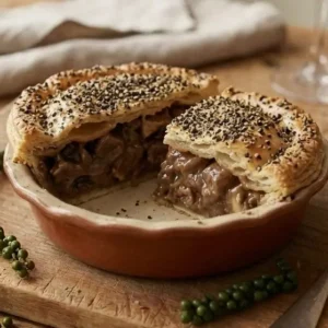 Beef and Pepper Pie